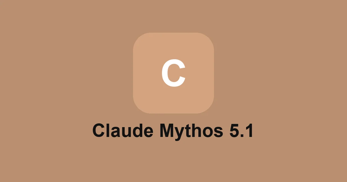 Claude Mythos 5.1