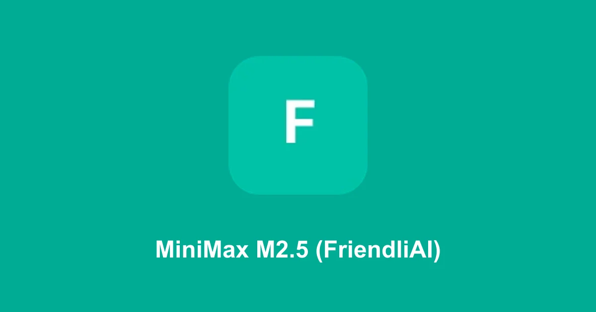 MiniMax M2.5 (FriendliAI)