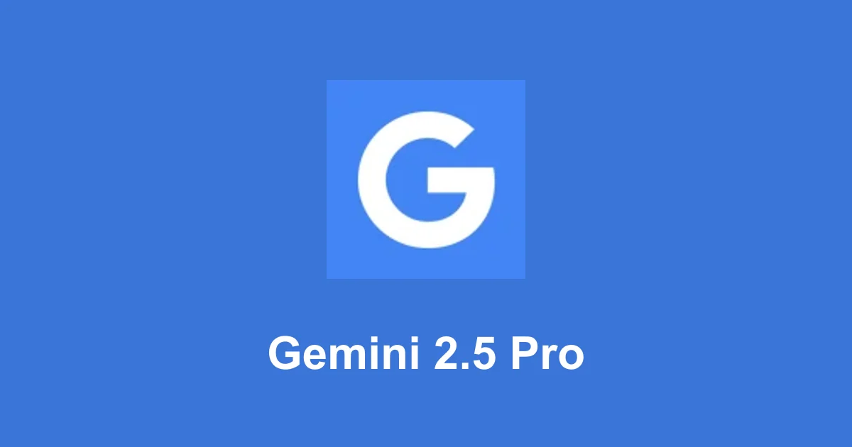 Gemini 2.5 Pro