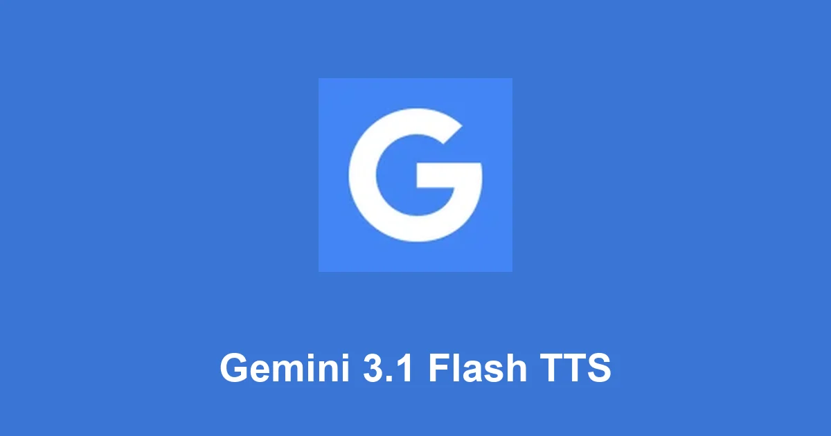 Gemini 3.1 Flash TTS Preview