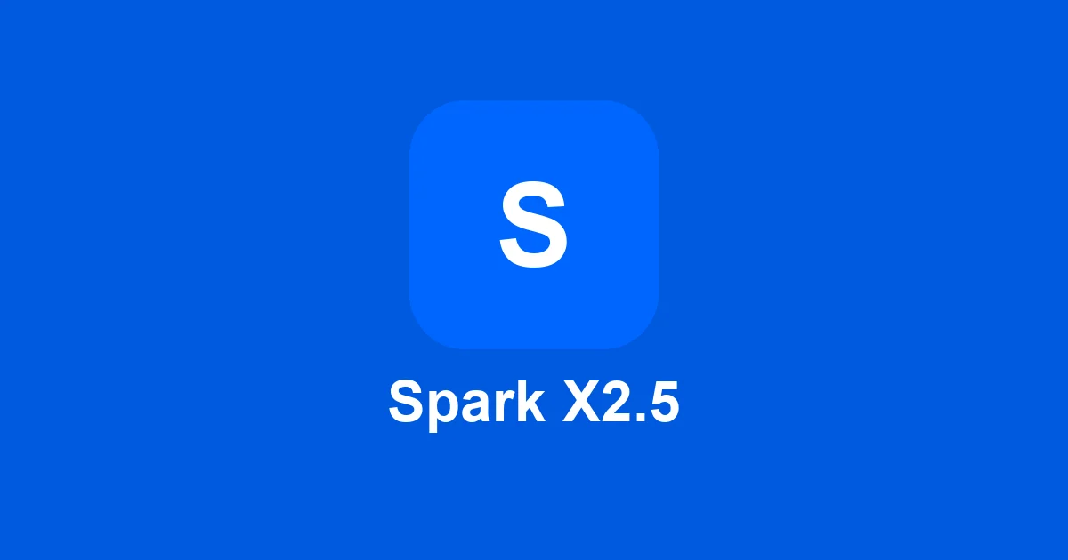 Spark X2.5 token cost