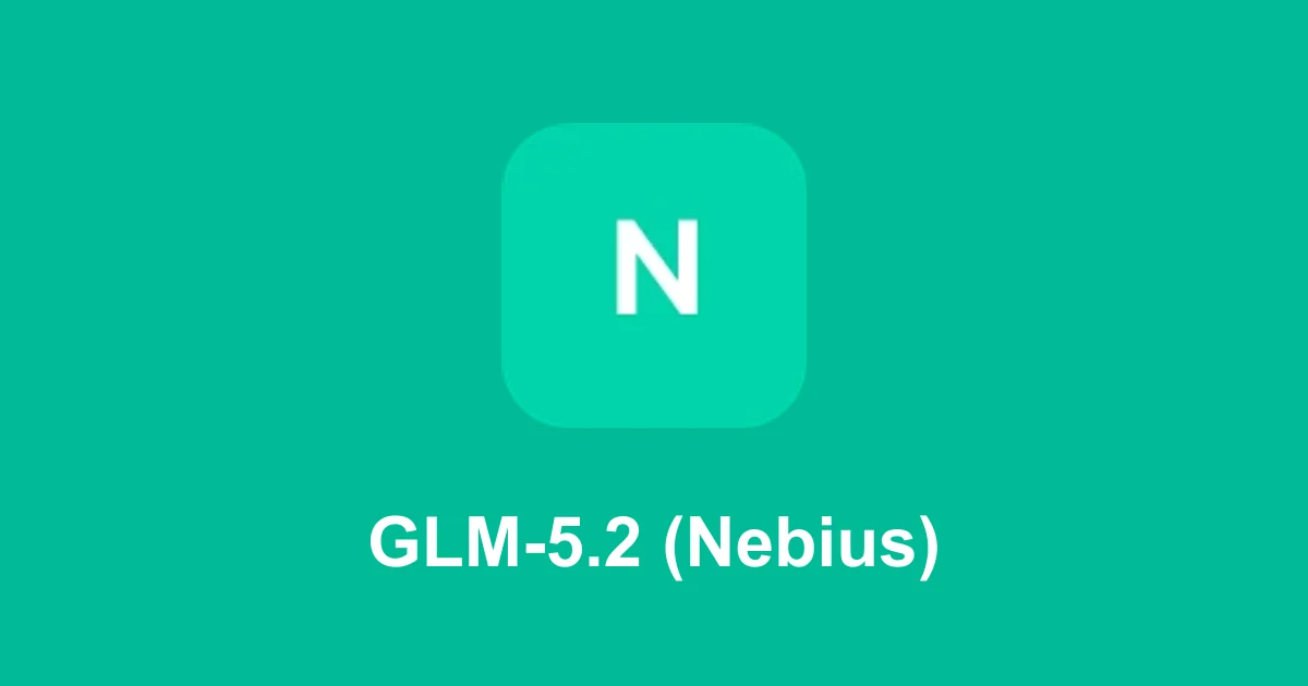 GLM-5.2 (Nebius) token cost calculator