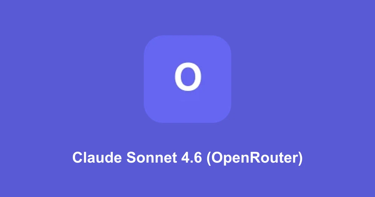 Claude Sonnet 4.6 (OpenRouter)