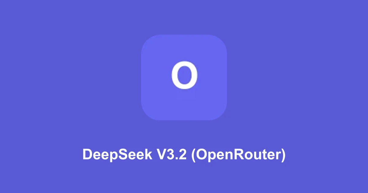 DeepSeek V3.2 (OpenRouter) token cost calculator
