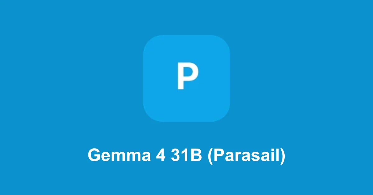 Gemma 4 31B (Parasail)