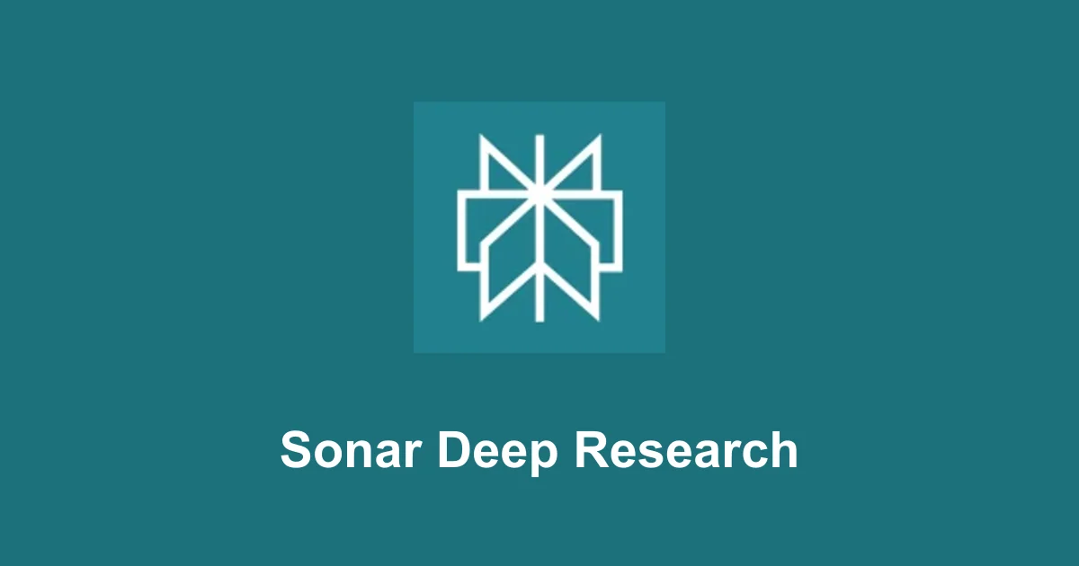 Sonar Deep Research