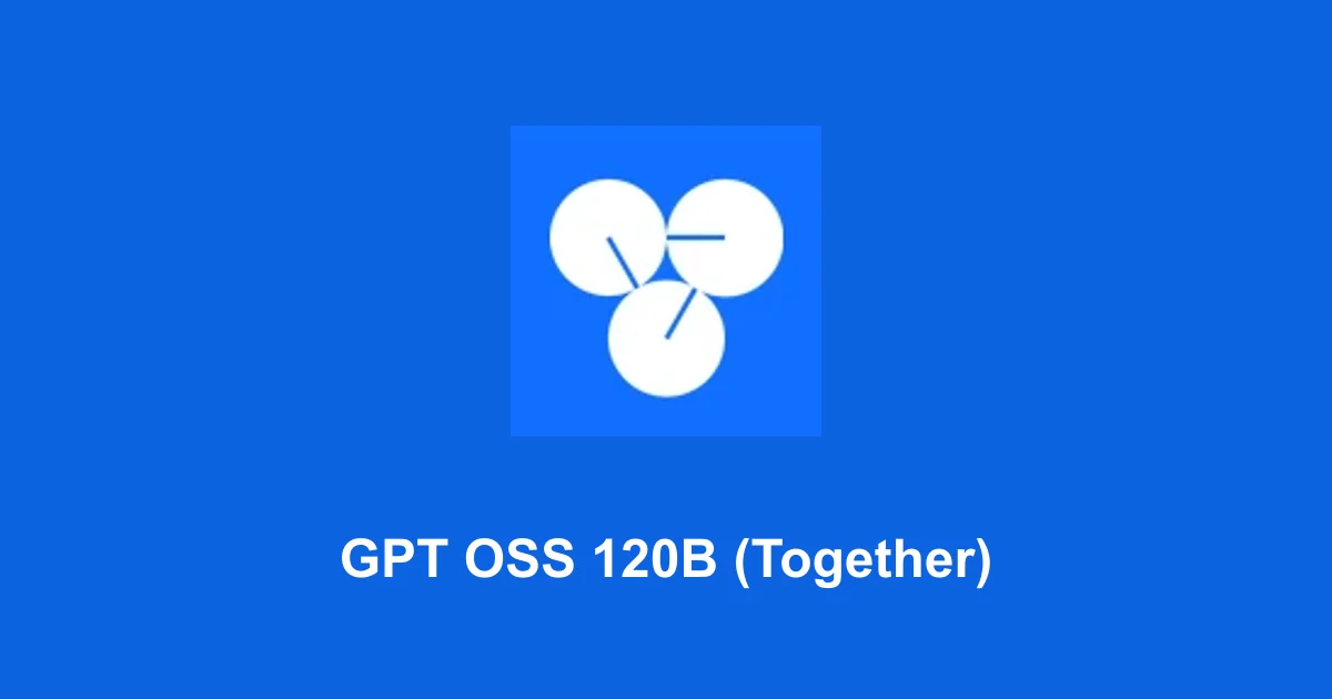 GPT OSS 120B (Together)