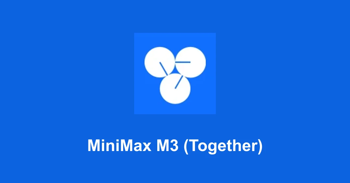 MiniMax M3 (Together)