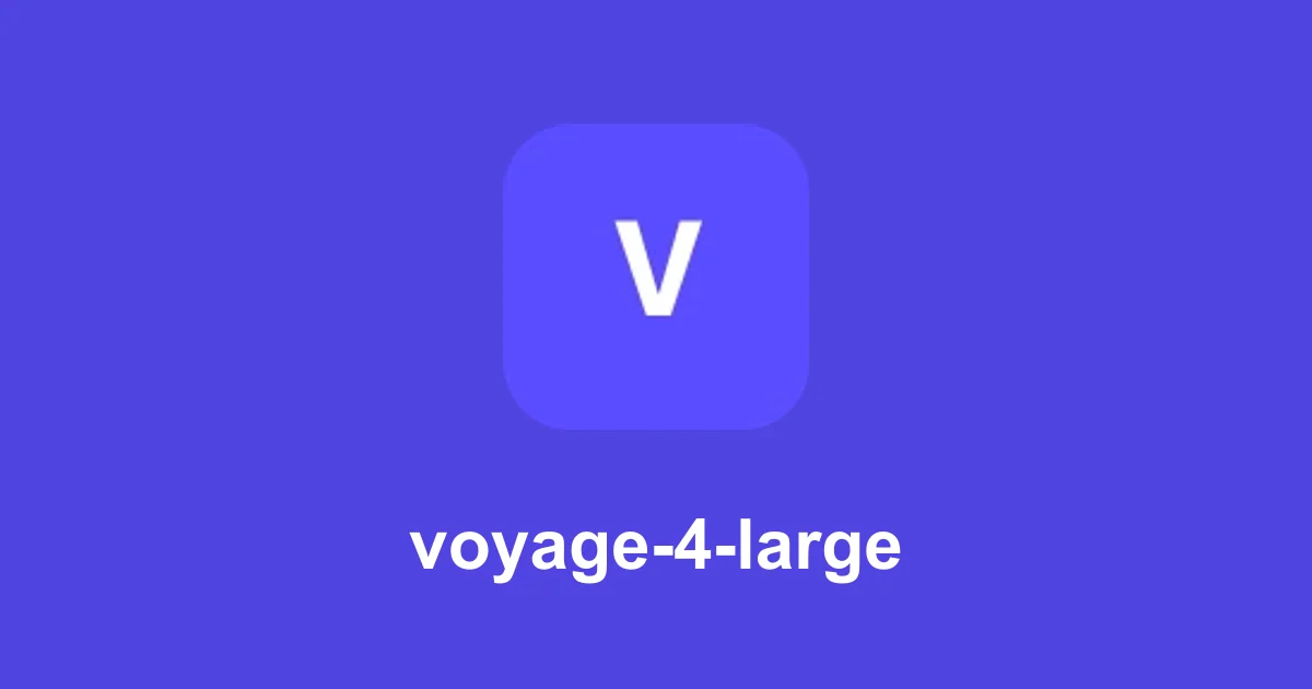 voyage-4-large token cost calculator