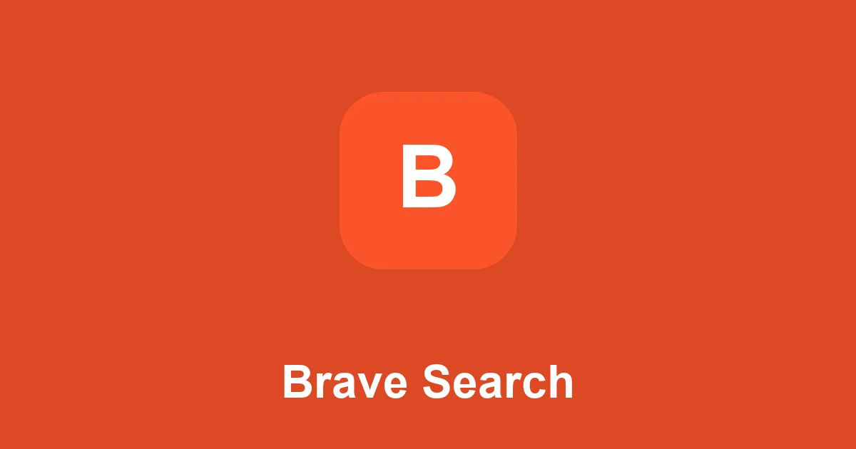 Brave Search API request