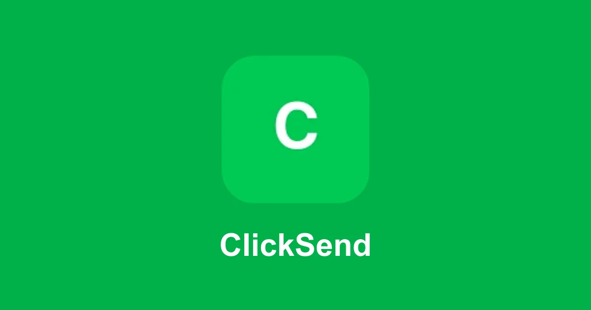 ClickSend SMS outbound (US low-volume top-up)
