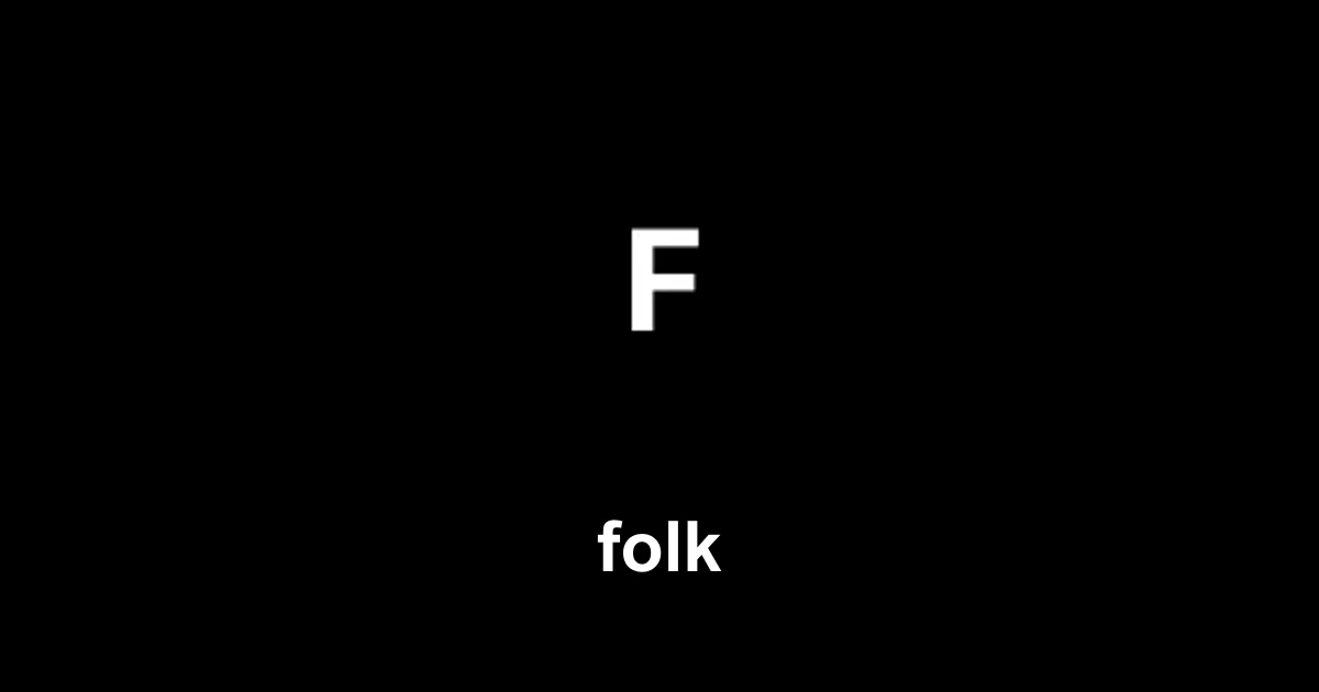 folk Standard seat