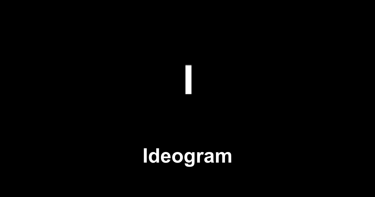 Ideogram image generation (illustrative)