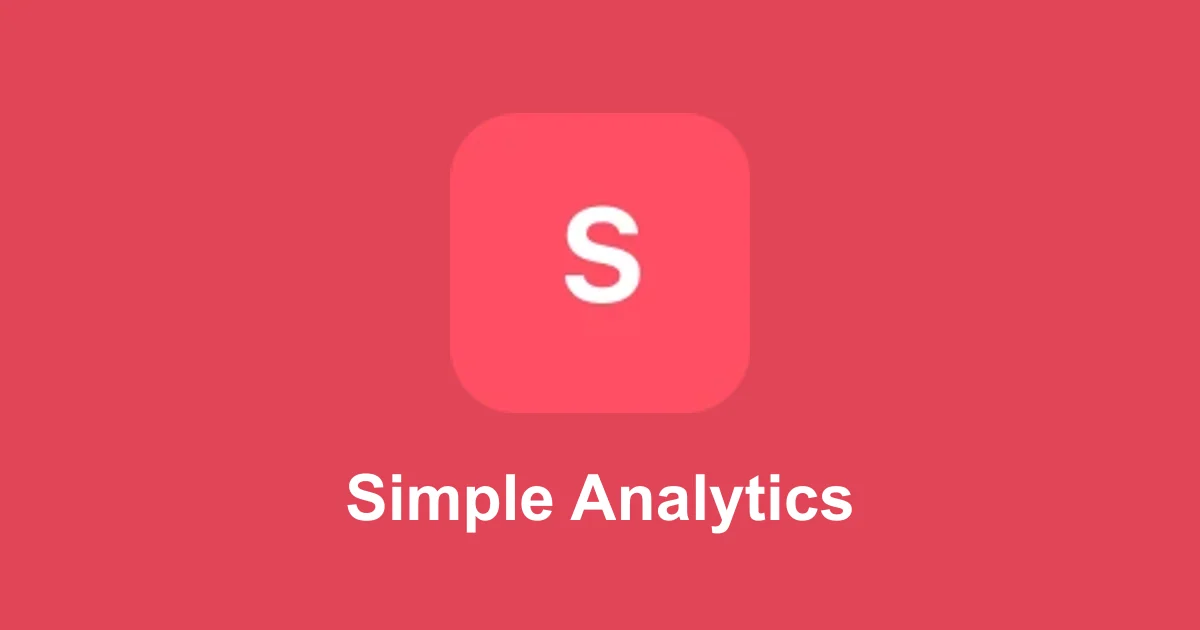 Simple Analytics pageviews (package rate)