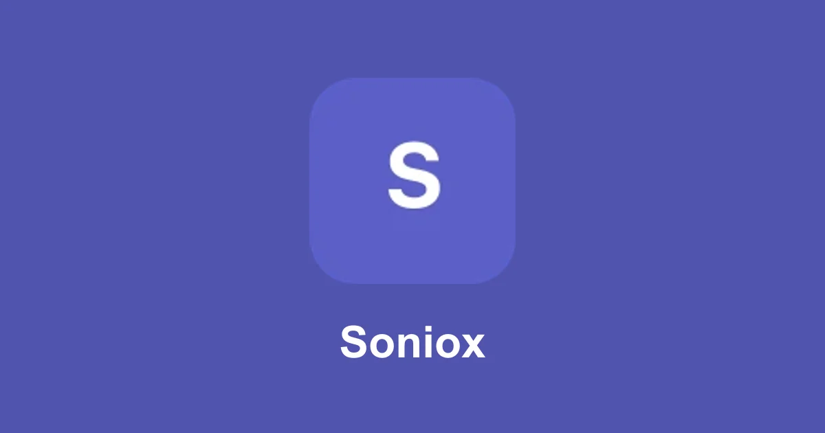 Soniox async speech-to-text