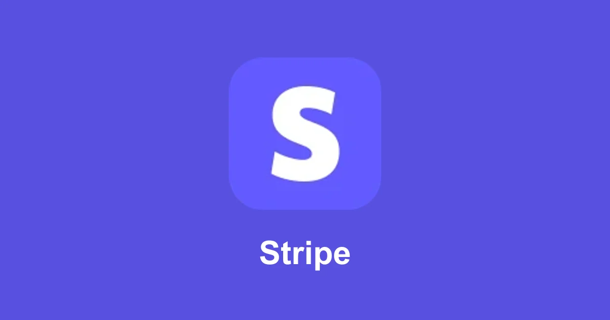 Stripe online card payment (illustrative fixed fee only)