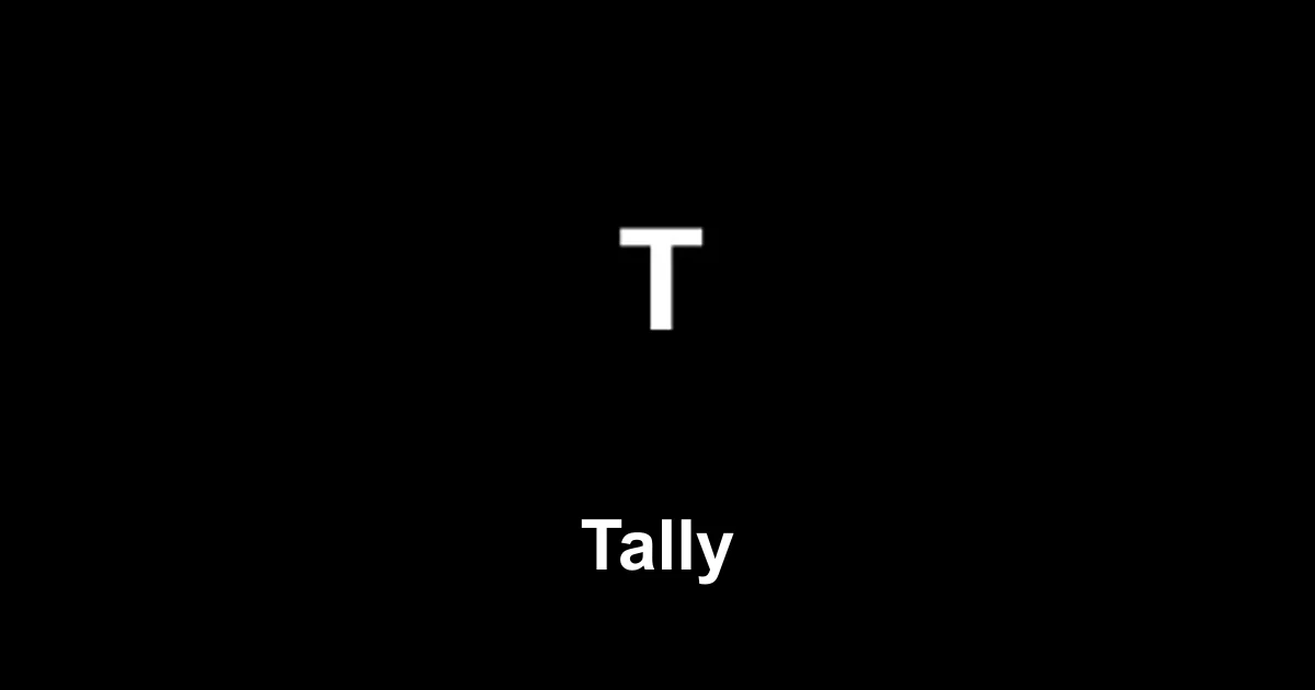 Tally Pro plan