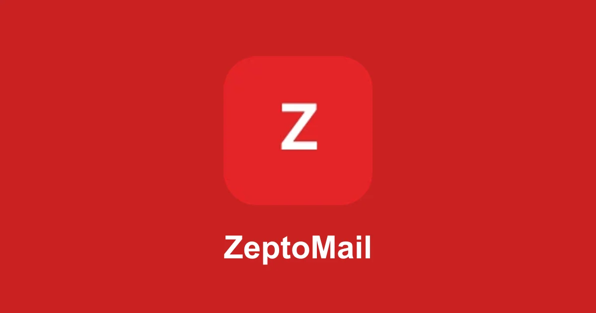 ZeptoMail transactional email (credit-based)